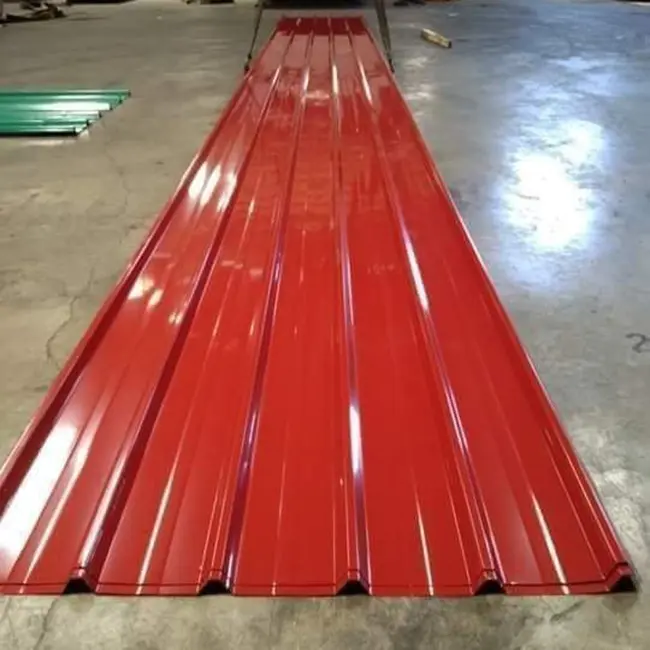 Environmentally - friendly Colored Corrugated Roof Plate with Diverse Color Options for Residential Roofing