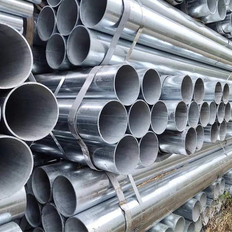 High strength, corrosion resistant galvanized welded pipe